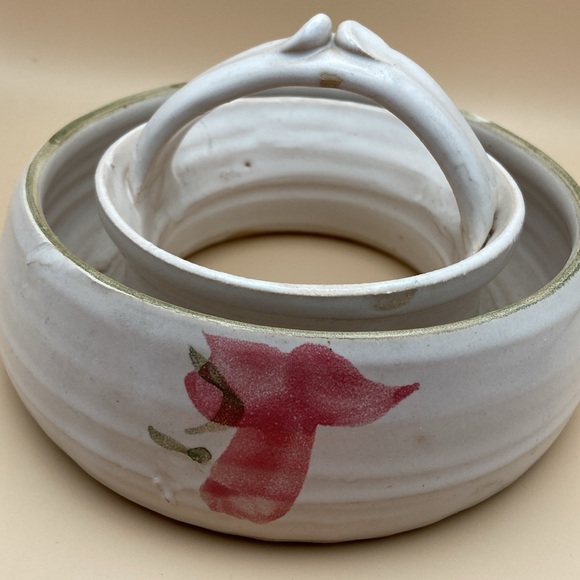 Pottery Posy Pansy Ring Vase - Picture 8 of 8